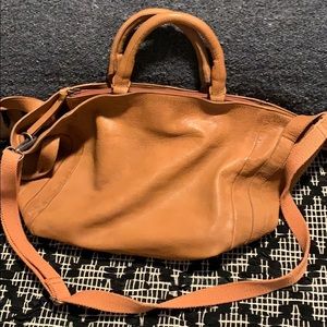 Free People Leslie Leather Tote